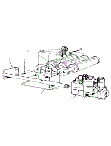 Natural Gas Burners & Manifold parts for Kenmore Boiler 229.965560-1980 (229965560-1980, 229 965560-1980) from AppliancePartsPros.com