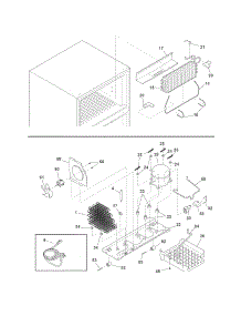 System parts for Frigidaire Refrigerator MRTD18V5MW0 from AppliancePartsPros.com