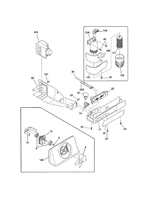 Controls parts for Frigidaire Refrigerator FRS3HR5HM5 from AppliancePartsPros.com