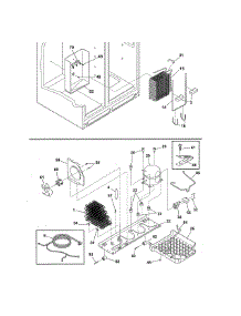 System parts for Frigidaire Refrigerator FRS3HR5HM5 from AppliancePartsPros.com