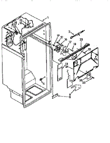 Liner parts for Kenmore Refrigerator 106.9710580 (1069710580, 106 9710580) from AppliancePartsPros.com