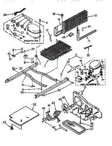 Unit parts for Kenmore Refrigerator 106.9730610 (1069730610, 106 9730610) from AppliancePartsPros.com