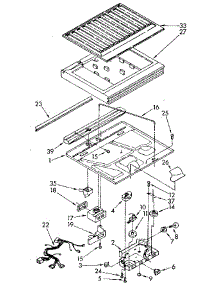 Compartment Separator parts for Kenmore Refrigerator 106.9600510 (1069600510, 106 9600510) from AppliancePartsPros.com