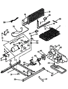 Unit parts for Kenmore Refrigerator 106.9700515 (1069700515, 106 9700515) from AppliancePartsPros.com