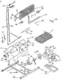 Unit parts for Kenmore Refrigerator 106.9710517 (1069710517, 106 9710517) from AppliancePartsPros.com