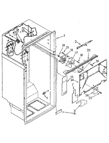 Liner parts for Kenmore Refrigerator 106.9710517 (1069710517, 106 9710517) from AppliancePartsPros.com