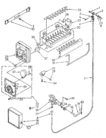 Icemaker parts for Kenmore Refrigerator 106.9710517 (1069710517, 106 9710517) from AppliancePartsPros.com
