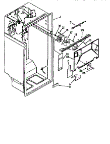 Liner parts for Kenmore Refrigerator 106.9710586 (1069710586, 106 9710586) from AppliancePartsPros.com