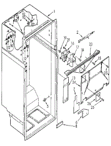 Liner parts for Kenmore Refrigerator 106.9710381 (1069710381, 106 9710381) from AppliancePartsPros.com