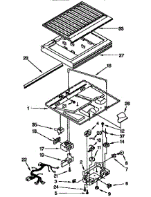 Compartment Separator Parts parts for Kenmore Refrigerator 106.9638381 (1069638381, 106 9638381) from AppliancePartsPros.com