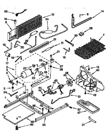 Unit Parts parts for Kenmore Refrigerator 106.9738382 (1069738382, 106 9738382) from AppliancePartsPros.com