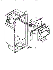 Liner parts for Kenmore Refrigerator 106.9710313 (1069710313, 106 9710313) from AppliancePartsPros.com