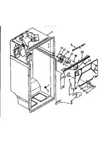 Liner parts for Kenmore Refrigerator 106.9610585 (1069610585, 106 9610585) from AppliancePartsPros.com