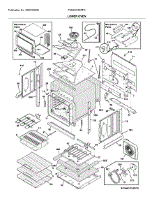 Lower Oven parts for Frigidaire Wall Oven FGMC2765PFK from AppliancePartsPros.com
