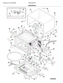 Microwave parts for Frigidaire Wall Oven FGMC2765PFK from AppliancePartsPros.com