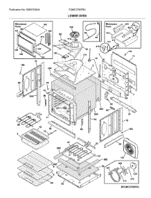 Lower Oven parts for Frigidaire Wall Oven FGMC2765PBJ from AppliancePartsPros.com