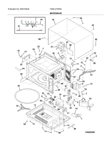 Microwave parts for Frigidaire Wall Oven FGMC2765PBJ from AppliancePartsPros.com