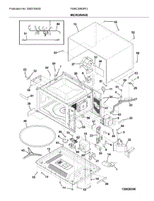 Microwave parts for Frigidaire Wall Oven FGMC3065PFJ from AppliancePartsPros.com