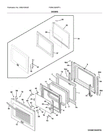 Doors parts for Frigidaire Wall Oven FGMC3065PFJ from AppliancePartsPros.com