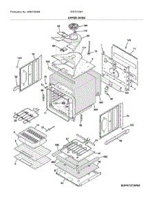Upper Oven parts for Frigidaire Wall Oven FFET2726TBB from AppliancePartsPros.com