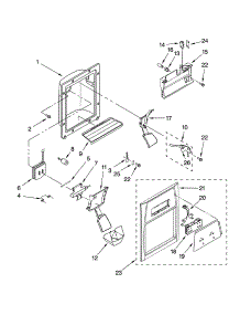 Dispenser Front Parts parts for Kenmore Coffee Maker 6778 from AppliancePartsPros.com