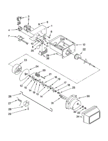 Motor And Ice Container Parts parts for Kenmore Coffee Maker 6778 from AppliancePartsPros.com