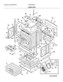 Lower Oven parts for Frigidaire Wall Oven FGET3065PFG from AppliancePartsPros.com