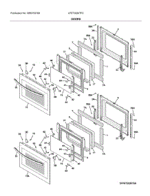 Doors parts for Frigidaire Wall Oven LFET3026TFC from AppliancePartsPros.com
