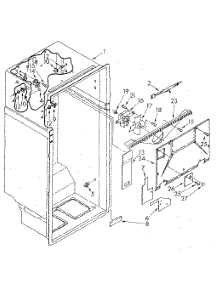 Liner parts for Kenmore Refrigerator 106.9610513 (1069610513, 106 9610513) from AppliancePartsPros.com