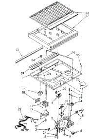 Compartment Separator parts for Kenmore Refrigerator 106.9610513 (1069610513, 106 9610513) from AppliancePartsPros.com