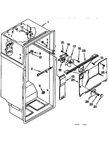 Liner Parts parts for Kenmore Refrigerator 106.9638611 (1069638611, 106 9638611) from AppliancePartsPros.com