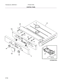 Control Panel parts for Frigidaire Wall Oven FPEW3077RFD from AppliancePartsPros.com