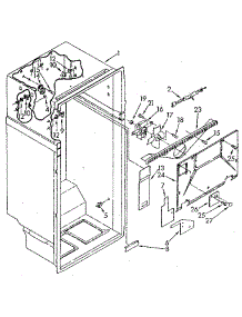 Liner parts for Kenmore Refrigerator 106.9610587 (1069610587, 106 9610587) from AppliancePartsPros.com