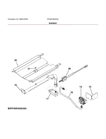 Burner parts for Frigidaire Wall Oven FFGW2426USA from AppliancePartsPros.com