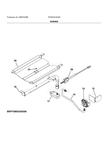 Burner parts for Frigidaire Wall Oven FFGW2416USA from AppliancePartsPros.com