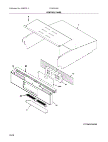 Control Panel parts for Frigidaire Wall Oven FFGW2416UBA from AppliancePartsPros.com