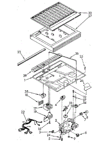 Compartment Separator parts for Kenmore Refrigerator 106.9610517 (1069610517, 106 9610517) from AppliancePartsPros.com