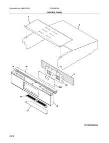 Control Panel parts for Frigidaire Wall Oven FFGW2426UWA from AppliancePartsPros.com
