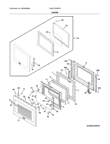 Doors parts for Frigidaire Wall Oven FGMC3065PFH from AppliancePartsPros.com