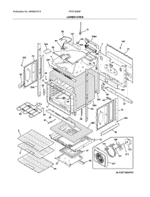 Lower Oven parts for Frigidaire Wall Oven FGET3065PBE from AppliancePartsPros.com