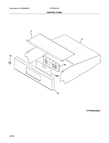 Control Panel parts for Frigidaire Wall Oven FFEW2425QWC from AppliancePartsPros.com