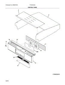 Control Panel parts for Frigidaire Wall Oven FFGW2425QBC from AppliancePartsPros.com