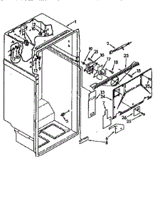 Liner parts for Kenmore Refrigerator 106.9710585 (1069710585, 106 9710585) from AppliancePartsPros.com