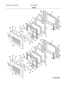Doors parts for Frigidaire Wall Oven FGET3065PDC from AppliancePartsPros.com