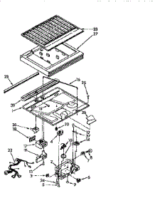 Compartment Separator parts for Kenmore Refrigerator 106.9710584 (1069710584, 106 9710584) from AppliancePartsPros.com