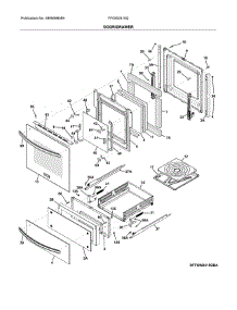 Door / Drawer parts for Frigidaire Wall Oven FFGW2415QWC from AppliancePartsPros.com