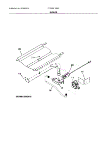 Burner parts for Frigidaire Wall Oven FFGW2415QSC from AppliancePartsPros.com