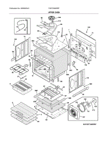 Upper Oven parts for Frigidaire Wall Oven FGET3065PBF from AppliancePartsPros.com