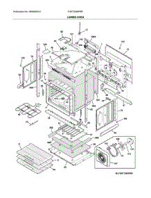 Lower Oven parts for Frigidaire Wall Oven FGET3065PBF from AppliancePartsPros.com