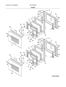 Doors parts for Frigidaire Wall Oven FGET3065PWF from AppliancePartsPros.com